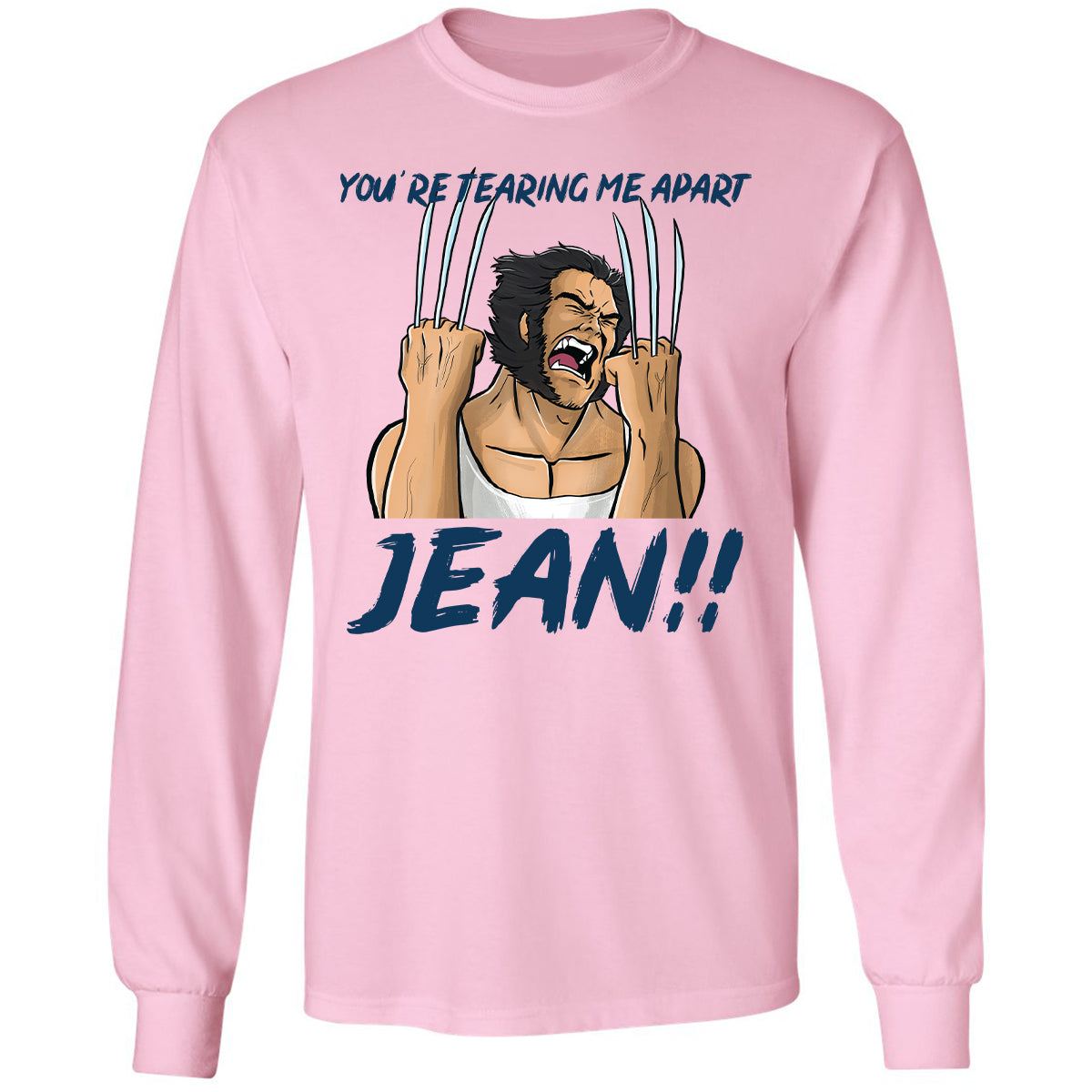 Long Sleeve T-Shirt - MC5AGTDE - Light Pink - 3