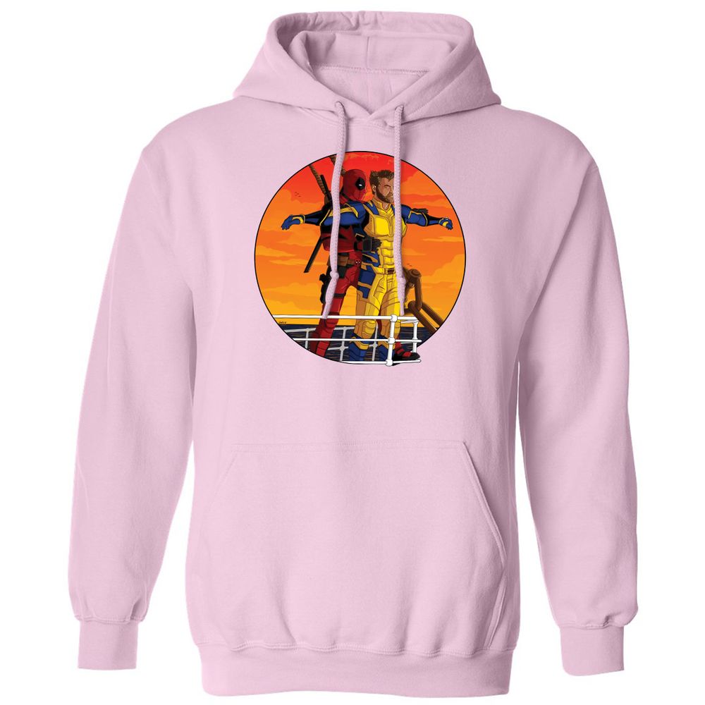 Classic Unisex Hoodie - ECPH7BLQ - Light Pink - 3