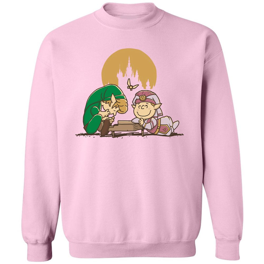 Classic Unisex Sweatshirt - XBLG8L3Y - Light Pink - 3
