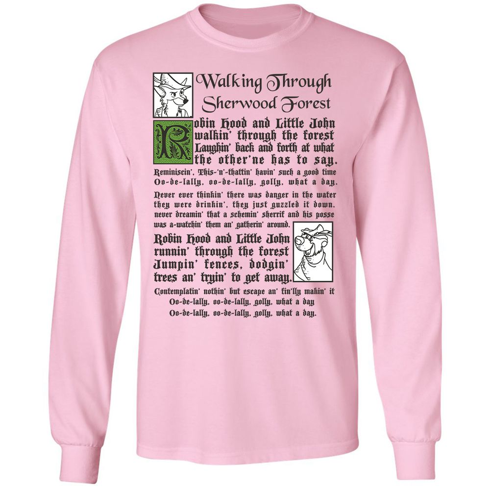 Long Sleeve T-Shirt - UTXQHSBM - Light Pink - 3