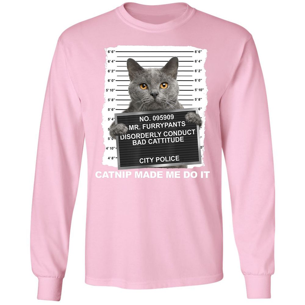 Long Sleeve T-Shirt - TY3N1L5E - Light Pink - 3
