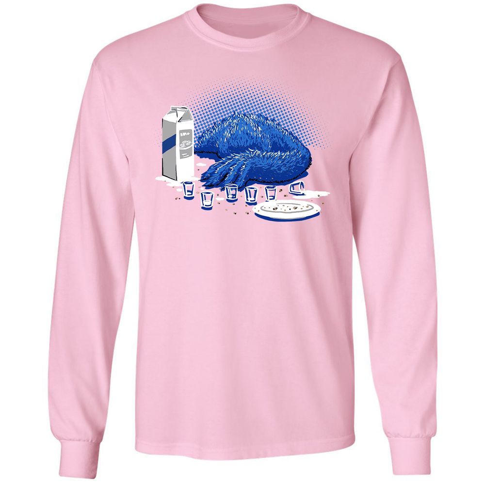 Long Sleeve T-Shirt - FE7VP5UH - Light Pink - 3
