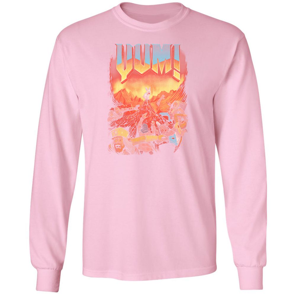 Long Sleeve T-Shirt - 1XCRDEMD - Light Pink - 3
