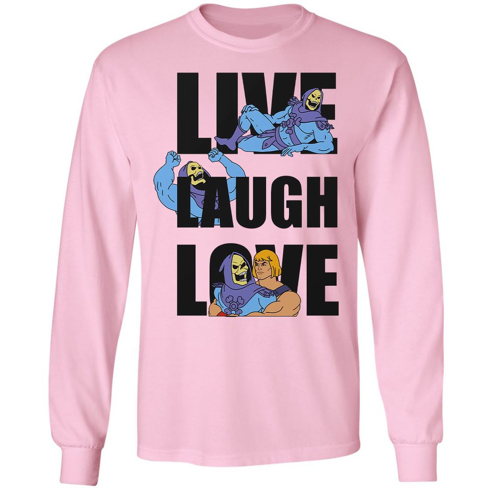 Long Sleeve T-Shirt - VQFB7XNY - Light Pink - 3