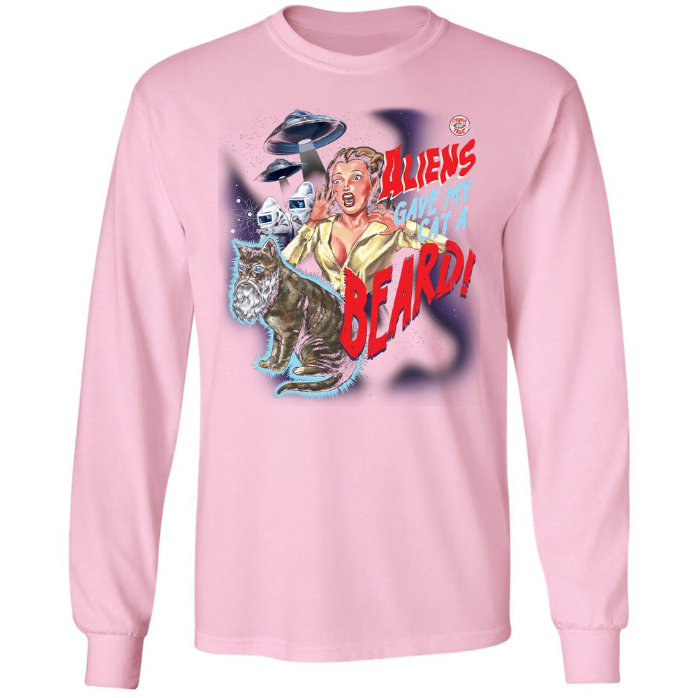 Long Sleeve T-Shirt - D9ZQR68Z - Light Pink - 3