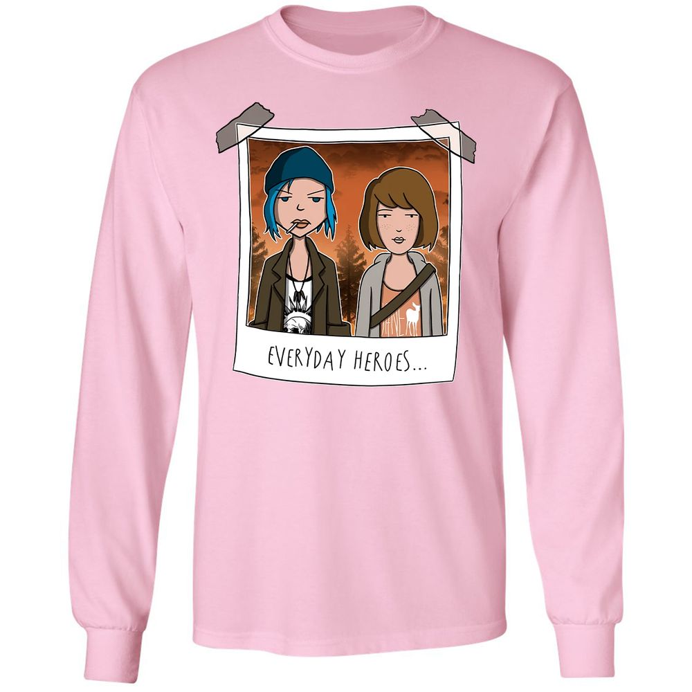 Long Sleeve T-Shirt - T2X45A9B - Light Pink - 3