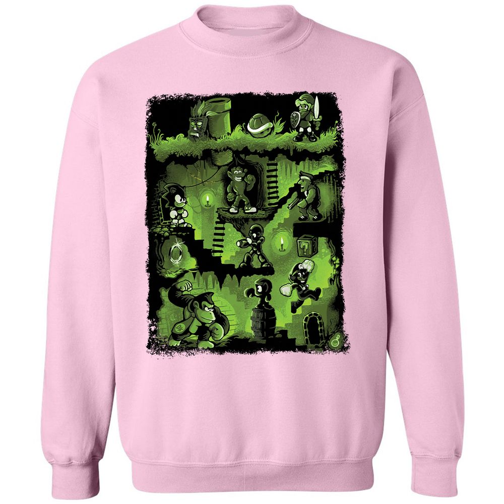Classic Unisex Sweatshirt - B8ZJ797E - Light Pink - 3