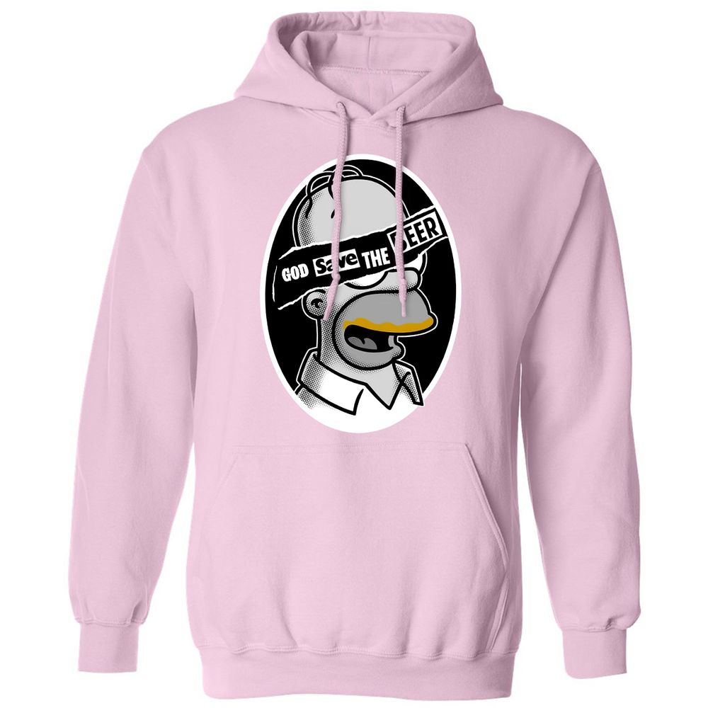 Classic Unisex Hoodie - ZNXPQWB8 - Light Pink - 3