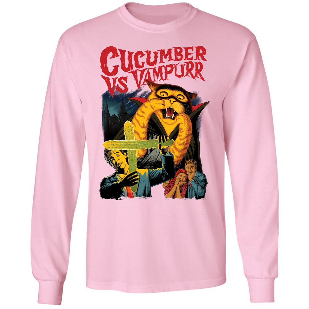 Long Sleeve T-Shirt - HULCBPVA - Light Pink - 3