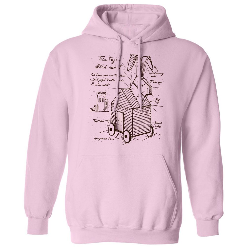 Classic Unisex Hoodie - TGKH2AWL - Light Pink - 3