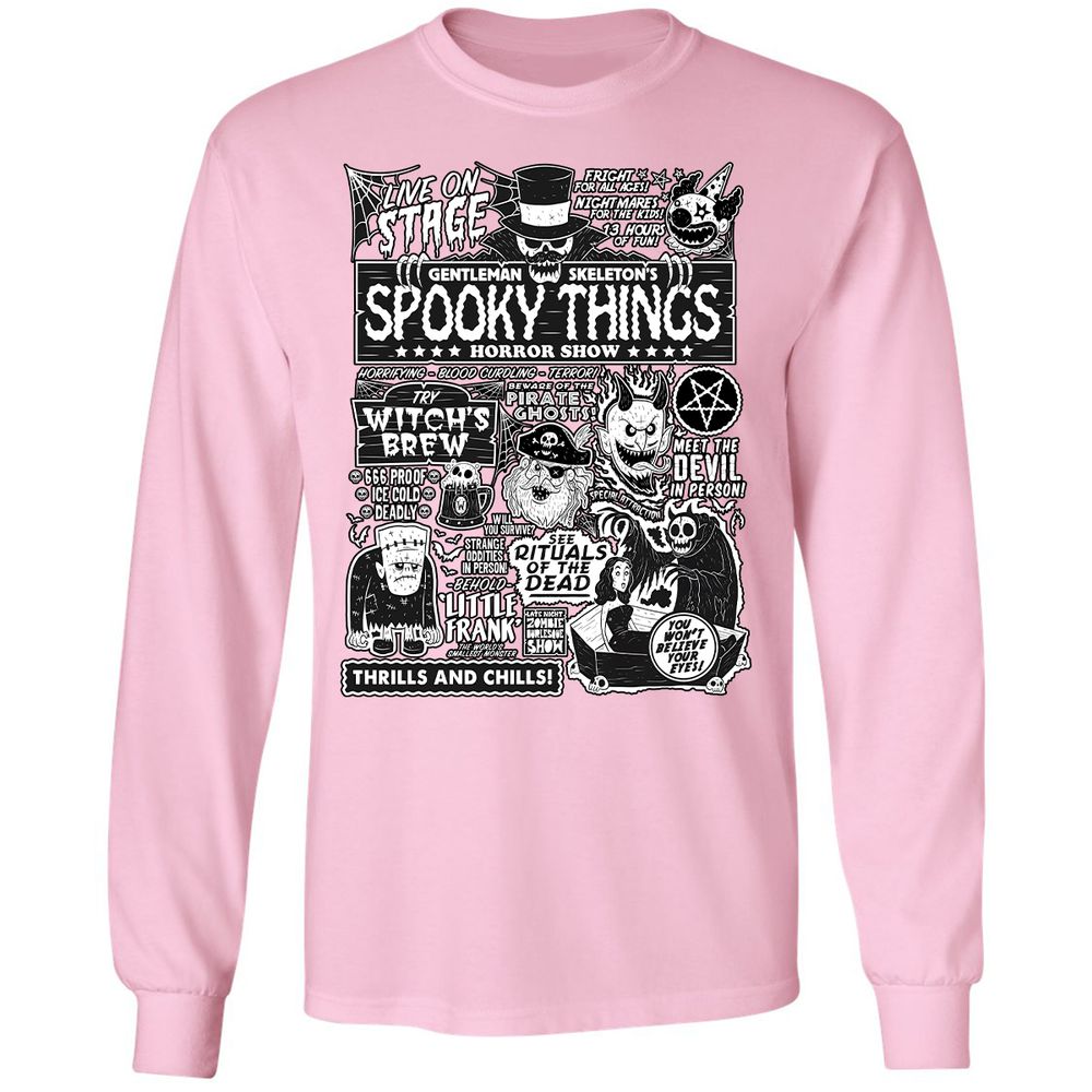 Long Sleeve T-Shirt - P1VR3SFB - Light Pink - 3