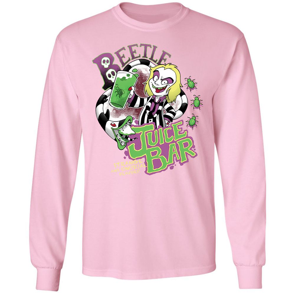 Long Sleeve T-Shirt - M6J525KD - Light Pink - 3