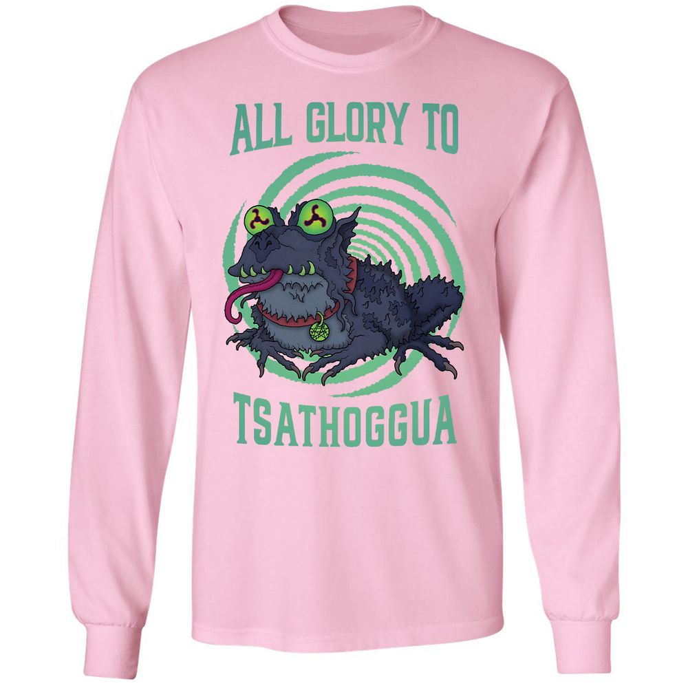 Long Sleeve T-Shirt - QCMKMJSY - Light Pink - 3