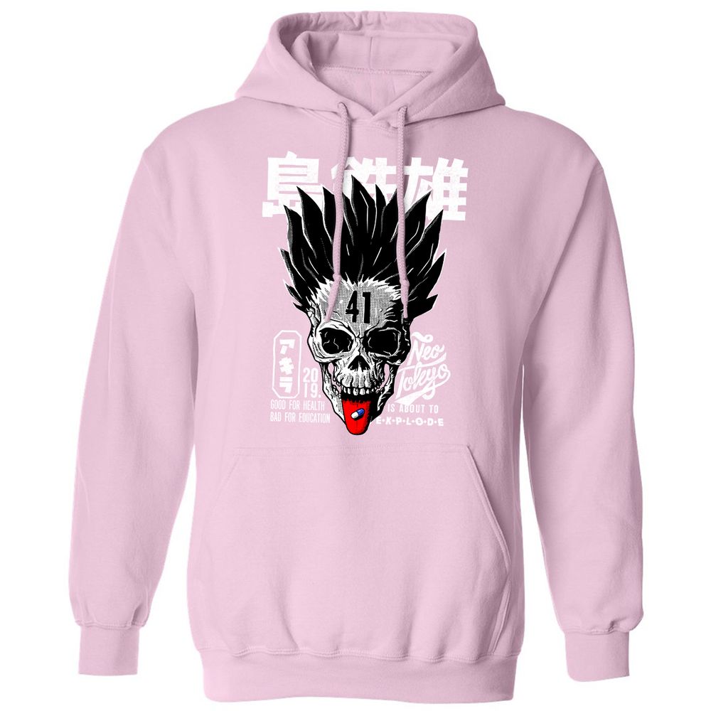 Classic Unisex Hoodie - P71KQG1F - Light Pink - 3