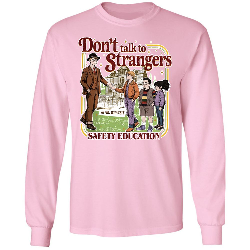 Long Sleeve T-Shirt - 2HFLVEKQ - Light Pink - 3