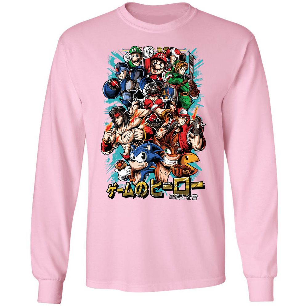 Long Sleeve T-Shirt - MCNPJ5W3 - Light Pink - 3