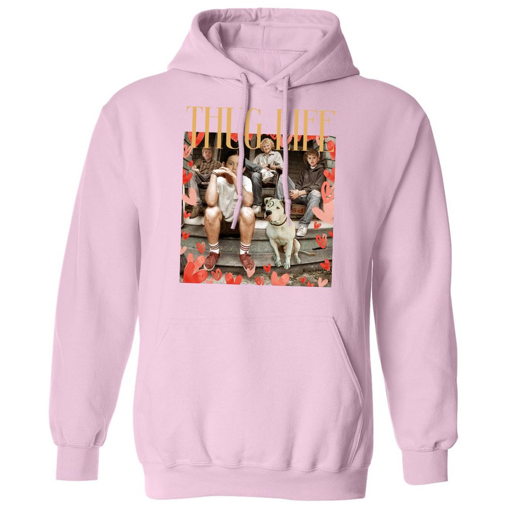 Classic Unisex Hoodie - T5H8N5YN - Light Pink - 3