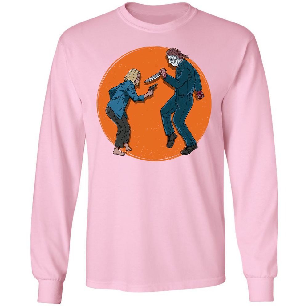 Long Sleeve T-Shirt - EHH8PYJQ - Light Pink - 3