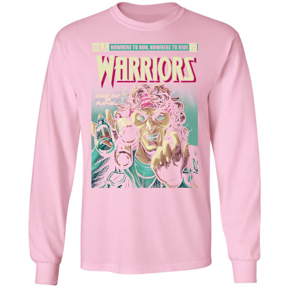 Long Sleeve T-Shirt - Z5H2D6C7 - Light Pink - 3