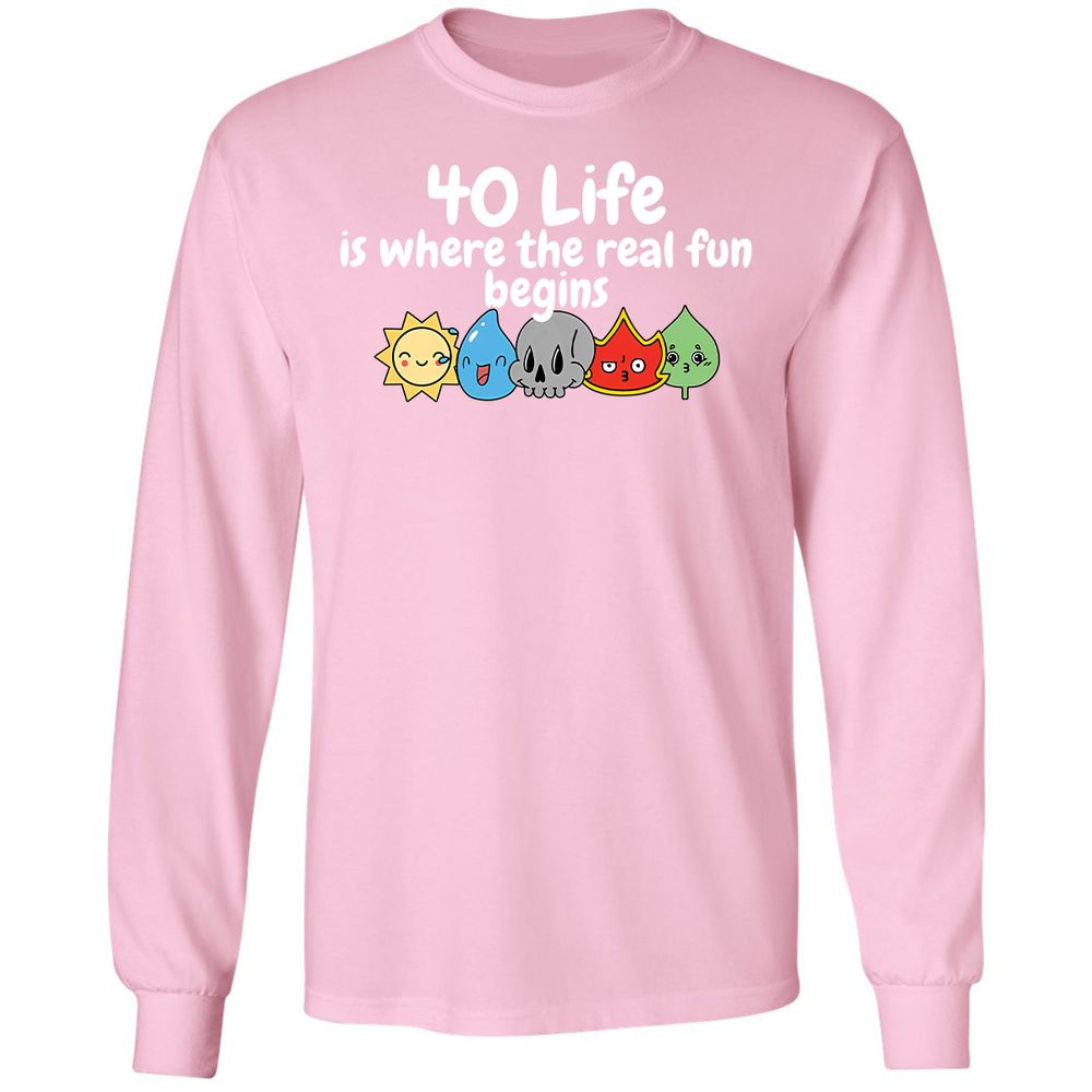 Long Sleeve T-Shirt - 1H3CDHEB - Light Pink - 3