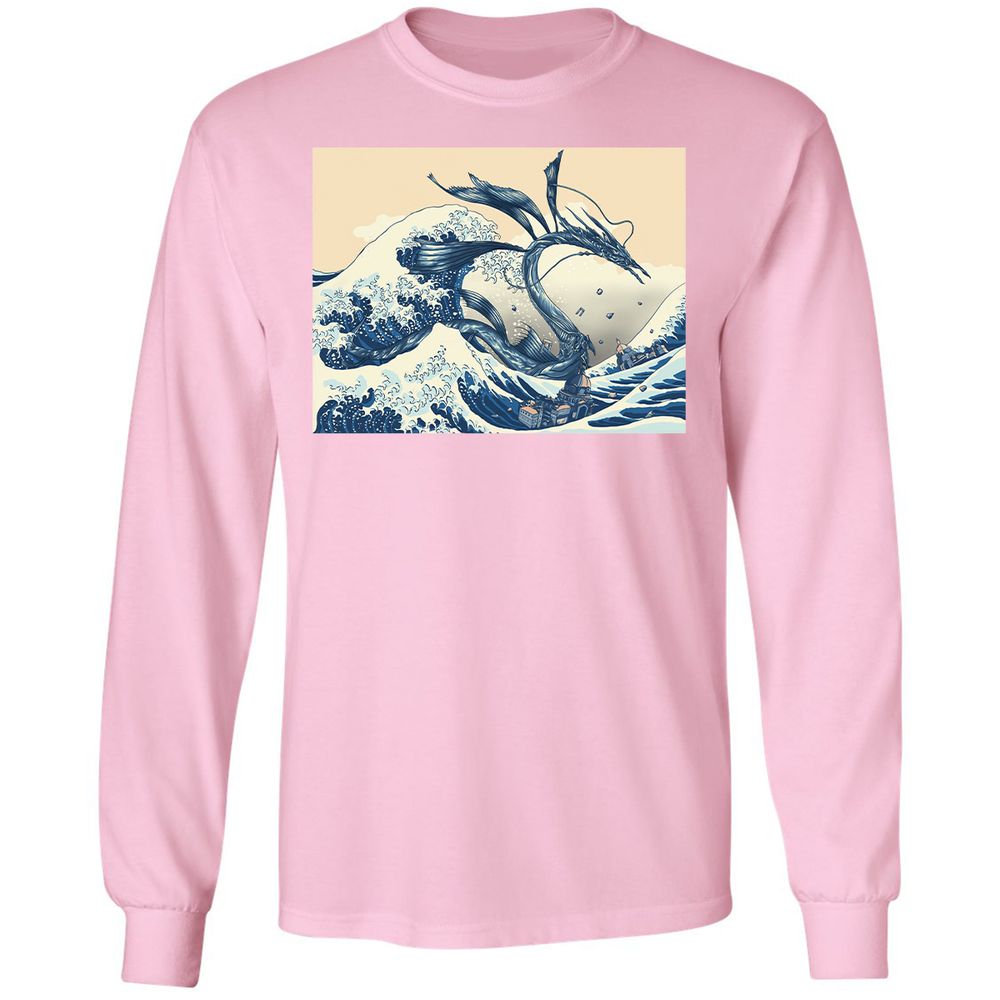 Long Sleeve T-Shirt - X38H73FF - Light Pink - 3