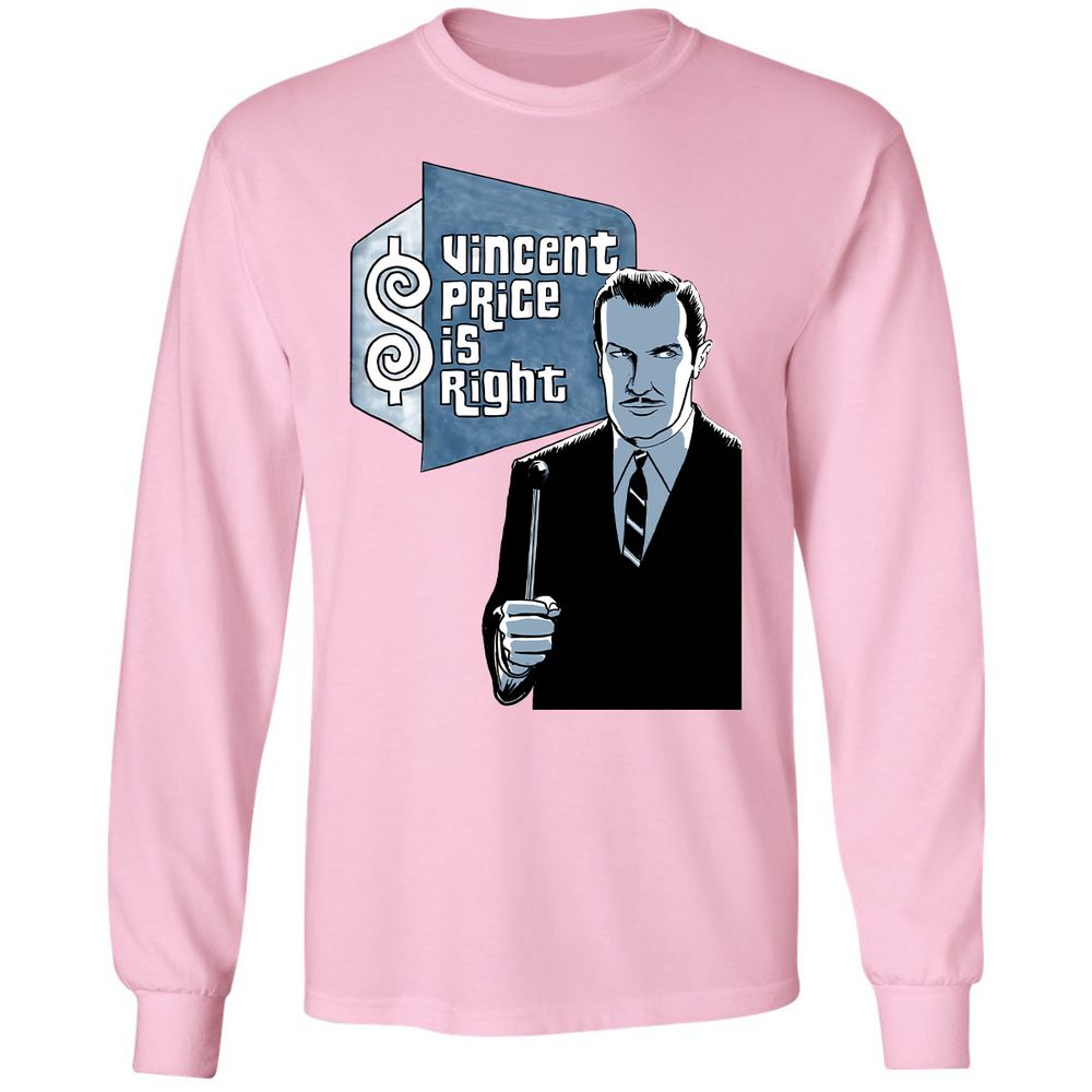 Long Sleeve T-Shirt - KRK8YWXU - Light Pink - 3