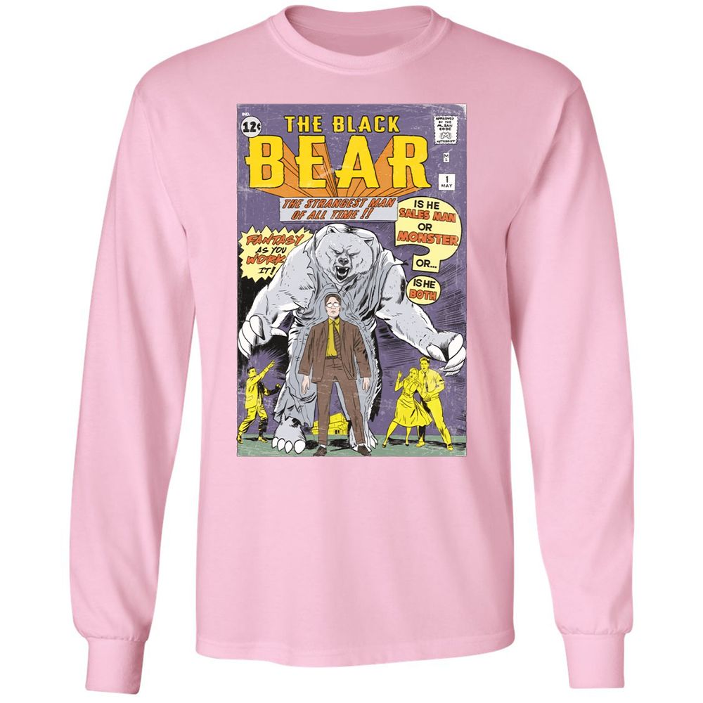 Long Sleeve T-Shirt - YAHG51XC - Light Pink - 3