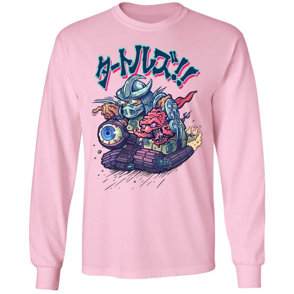 Long Sleeve T-Shirt - 4FH46BAM - Light Pink - 3