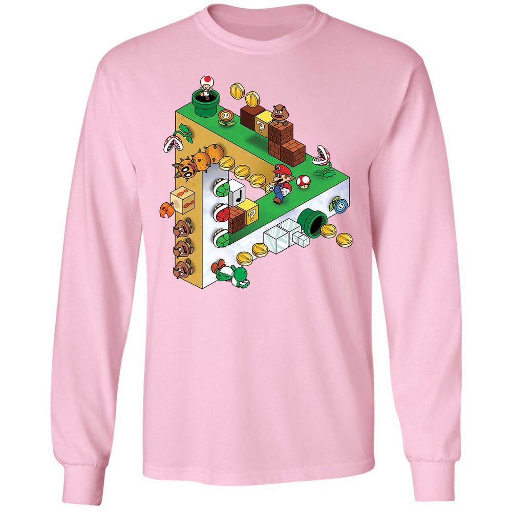 Long Sleeve T-Shirt - 5QC3UQ9H - Light Pink - 3