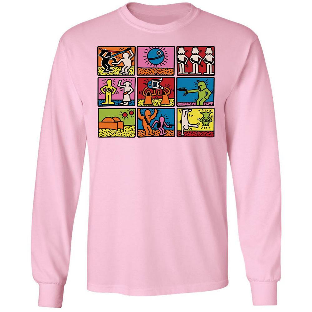 Long Sleeve T-Shirt - HAN7QM4A - Light Pink - 3