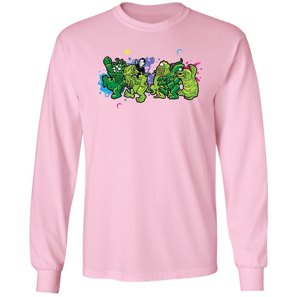 Long Sleeve T-Shirt - A6VXN9G8 - Light Pink - 3