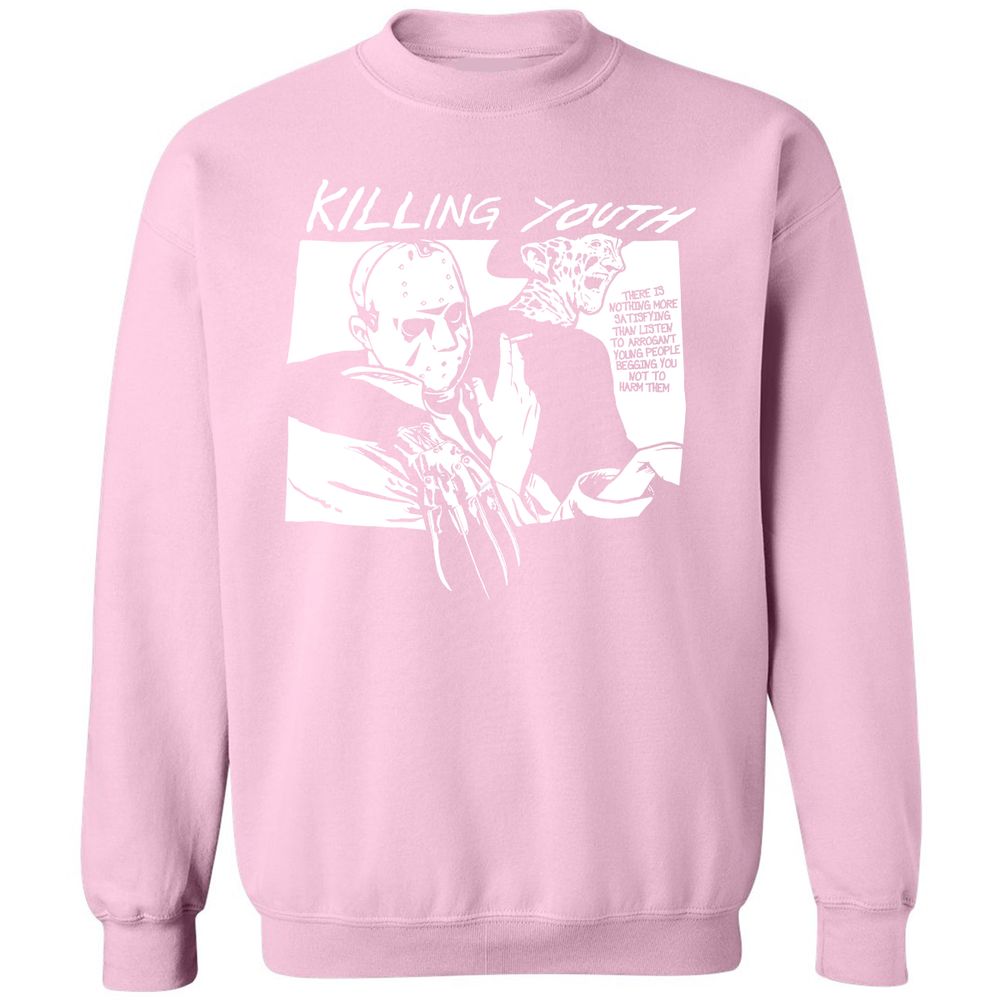 Classic Unisex Sweatshirt - RFW6MACC - Light Pink - 3