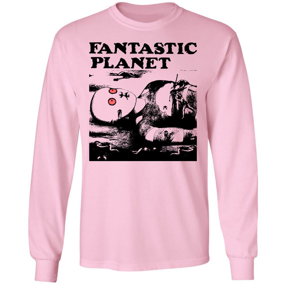 Long Sleeve T-Shirt - KSHKJLJY - Light Pink - 3