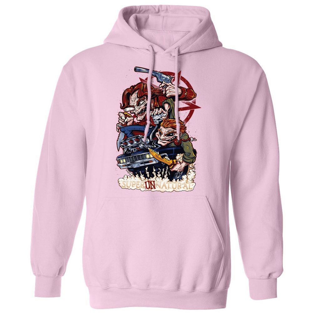 Classic Unisex Hoodie - DAQNGAYK - Light Pink - 3