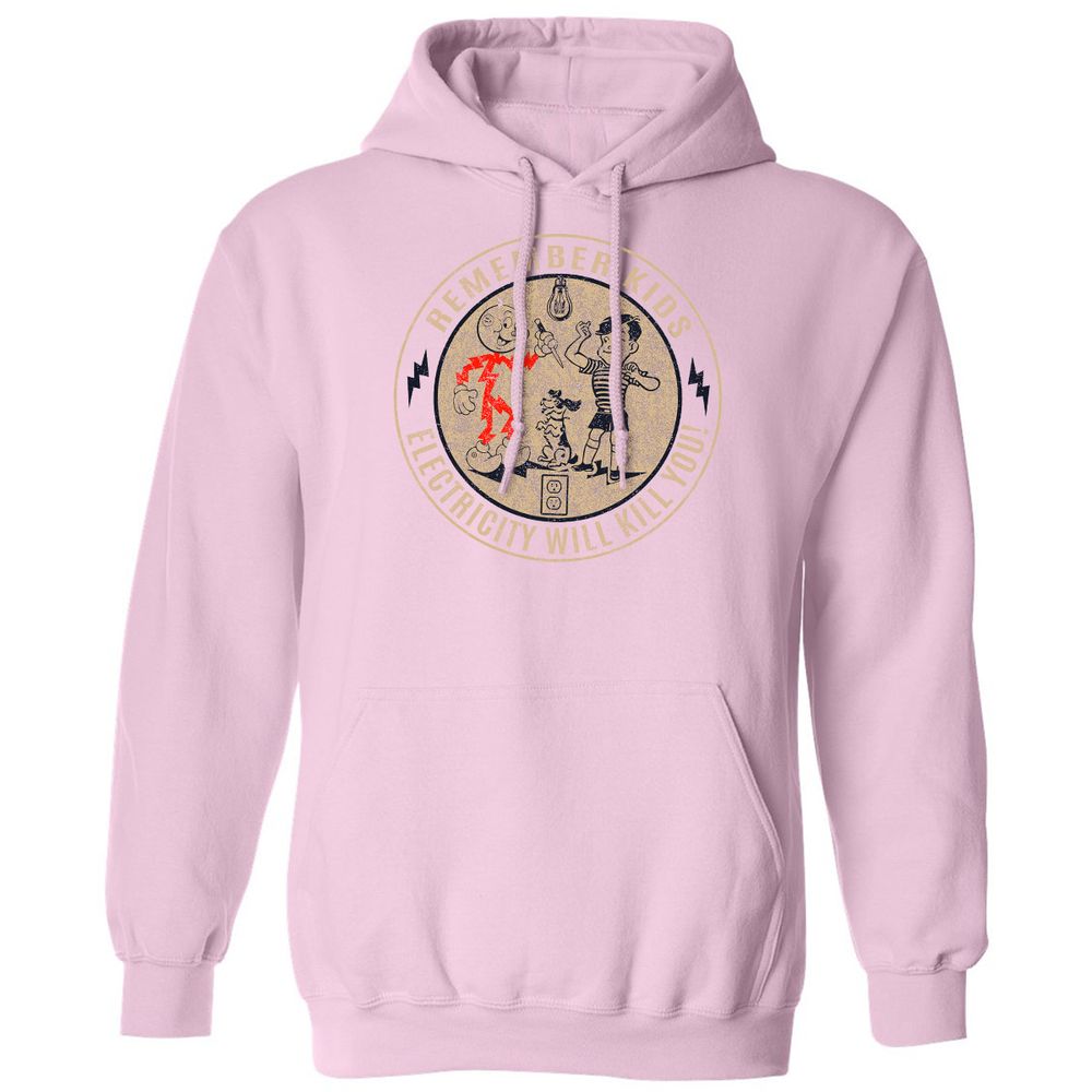 Classic Unisex Hoodie - Q5YVXBE3 - Light Pink - 3