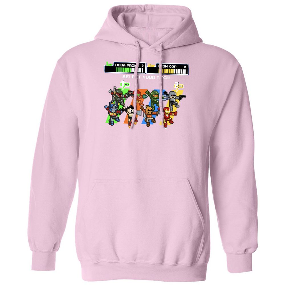 Classic Unisex Hoodie - VW9S91PR - Light Pink - 3