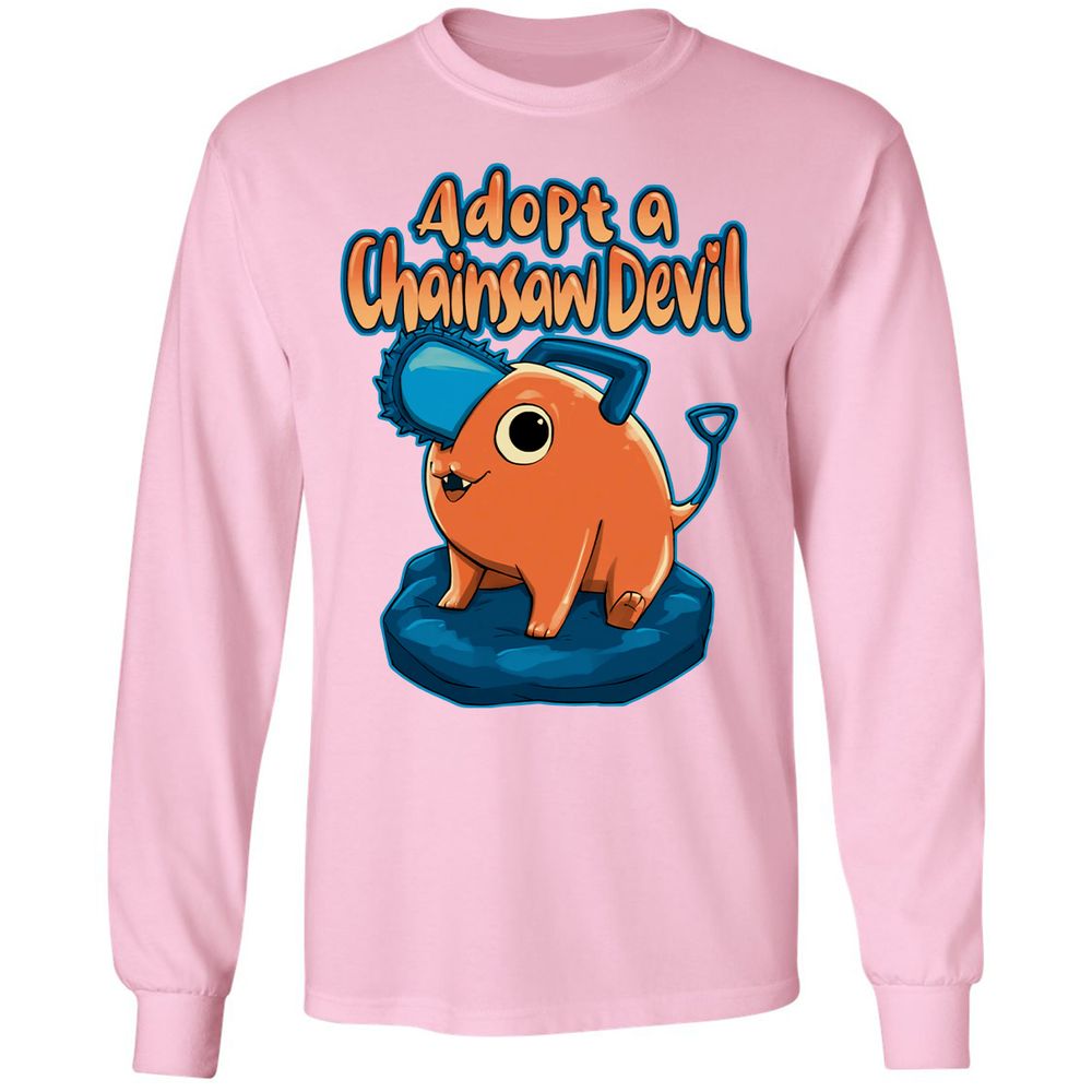 Long Sleeve T-Shirt - EW5YDDML - Light Pink - 3