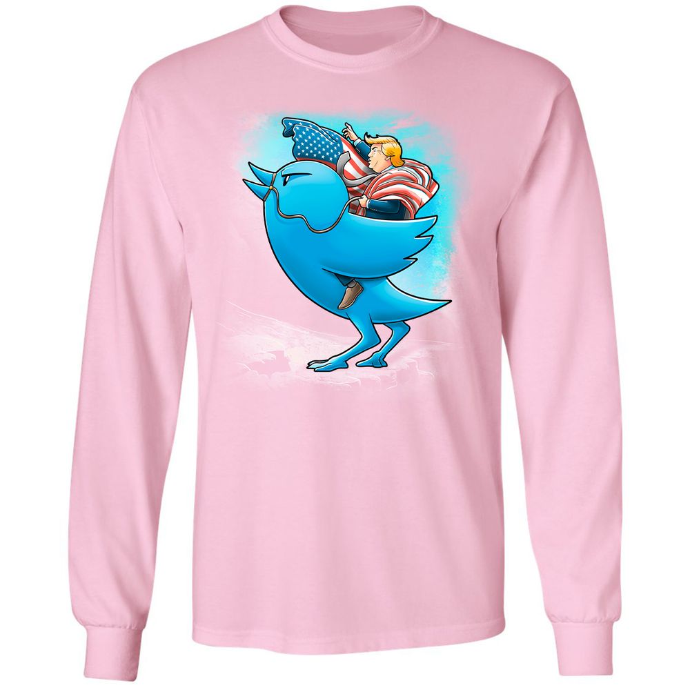 Long Sleeve T-Shirt - ZCC77V8Y - Light Pink - 3