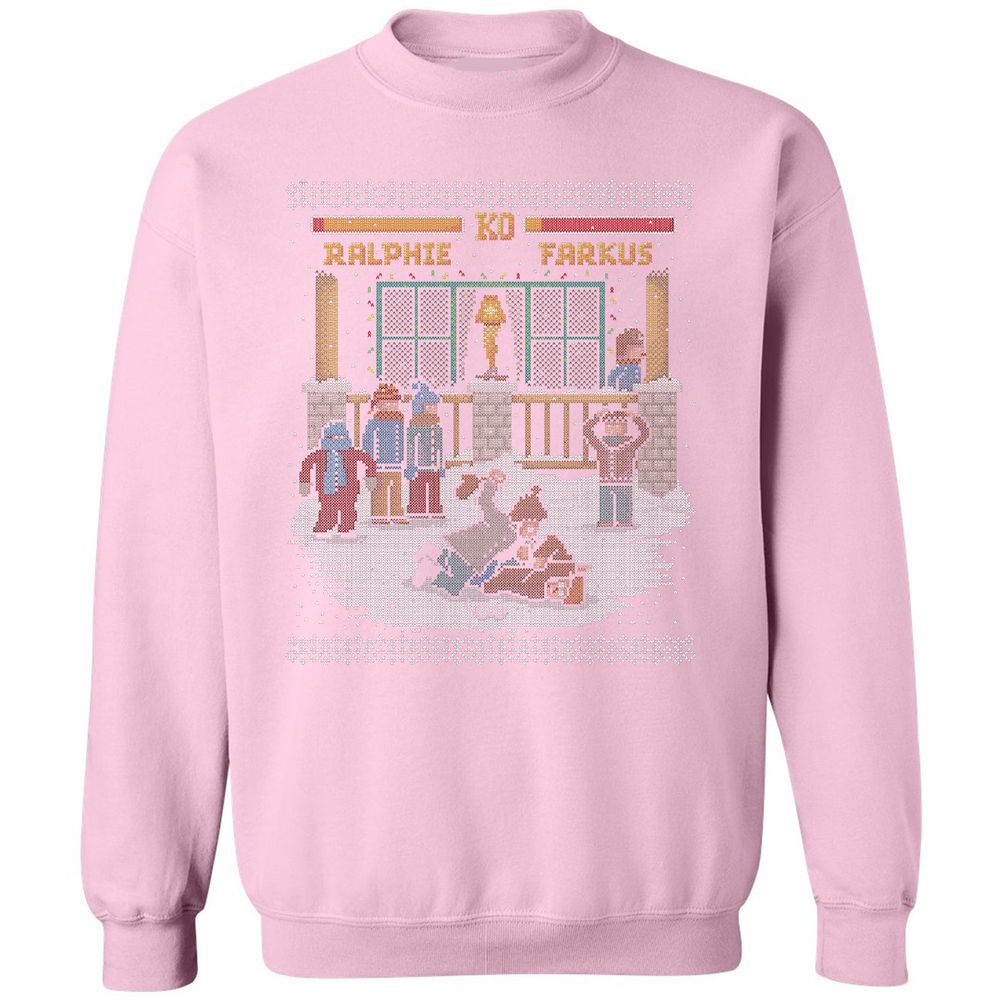 Classic Unisex Sweatshirt - TUV9NEDS - Light Pink - 3