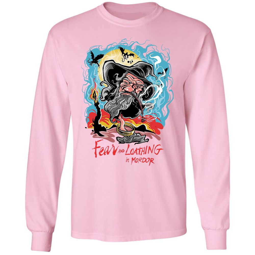 Long Sleeve T-Shirt - TQQF4X9Y - Light Pink - 3