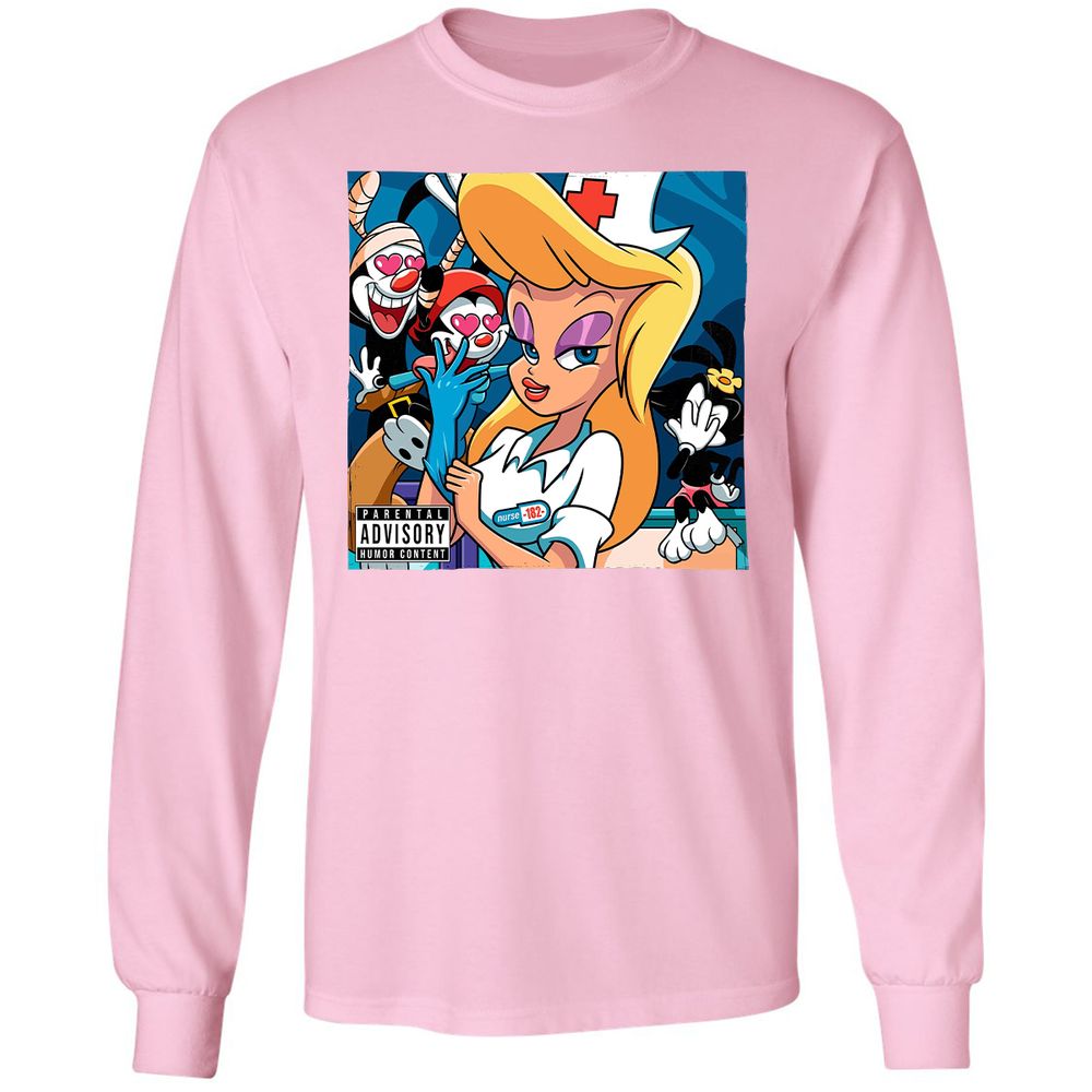 Long Sleeve T-Shirt - V33JU64P - Light Pink - 3