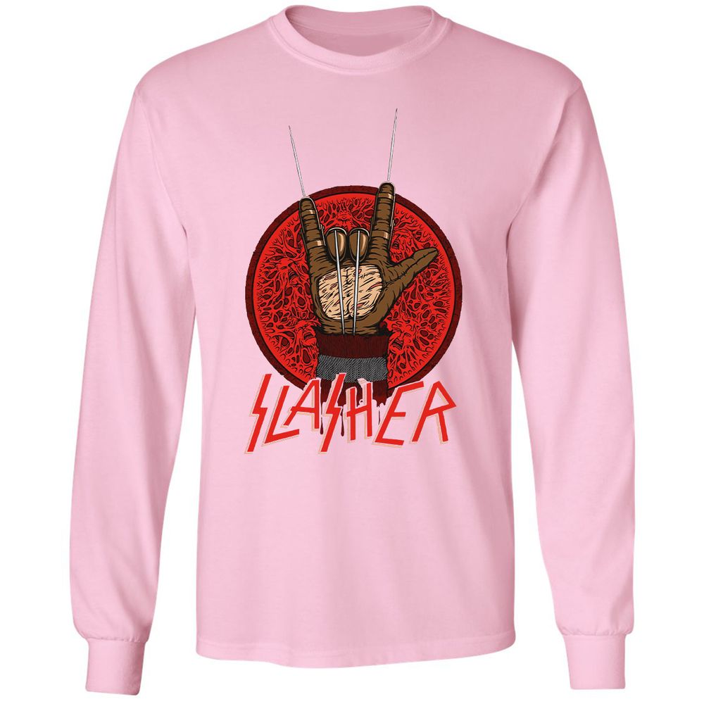 Long Sleeve T-Shirt - 74NDZVBX - Light Pink - 3