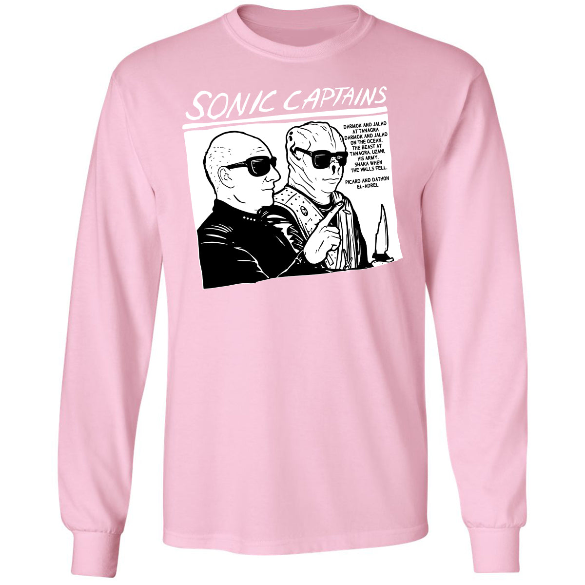 Long Sleeve T-Shirt - W8GXFZ64 - Light Pink - 3