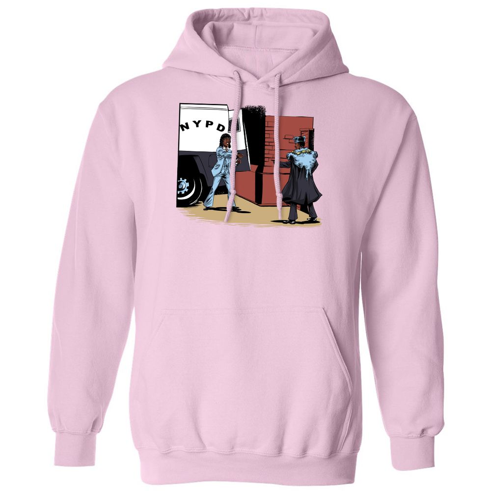 Classic Unisex Hoodie - ZZ56M2YX - Light Pink - 3