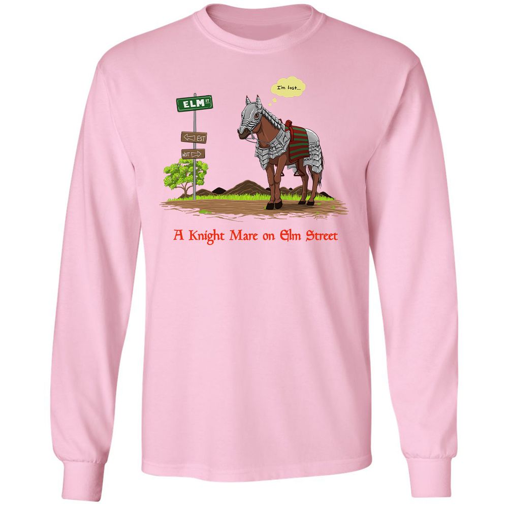 Long Sleeve T-Shirt - ZKMQQMWW - Light Pink - 3