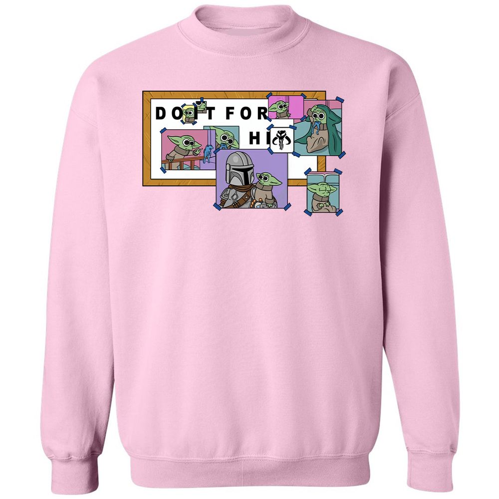 Classic Unisex Sweatshirt - 71KCVFX6 - Light Pink - 3