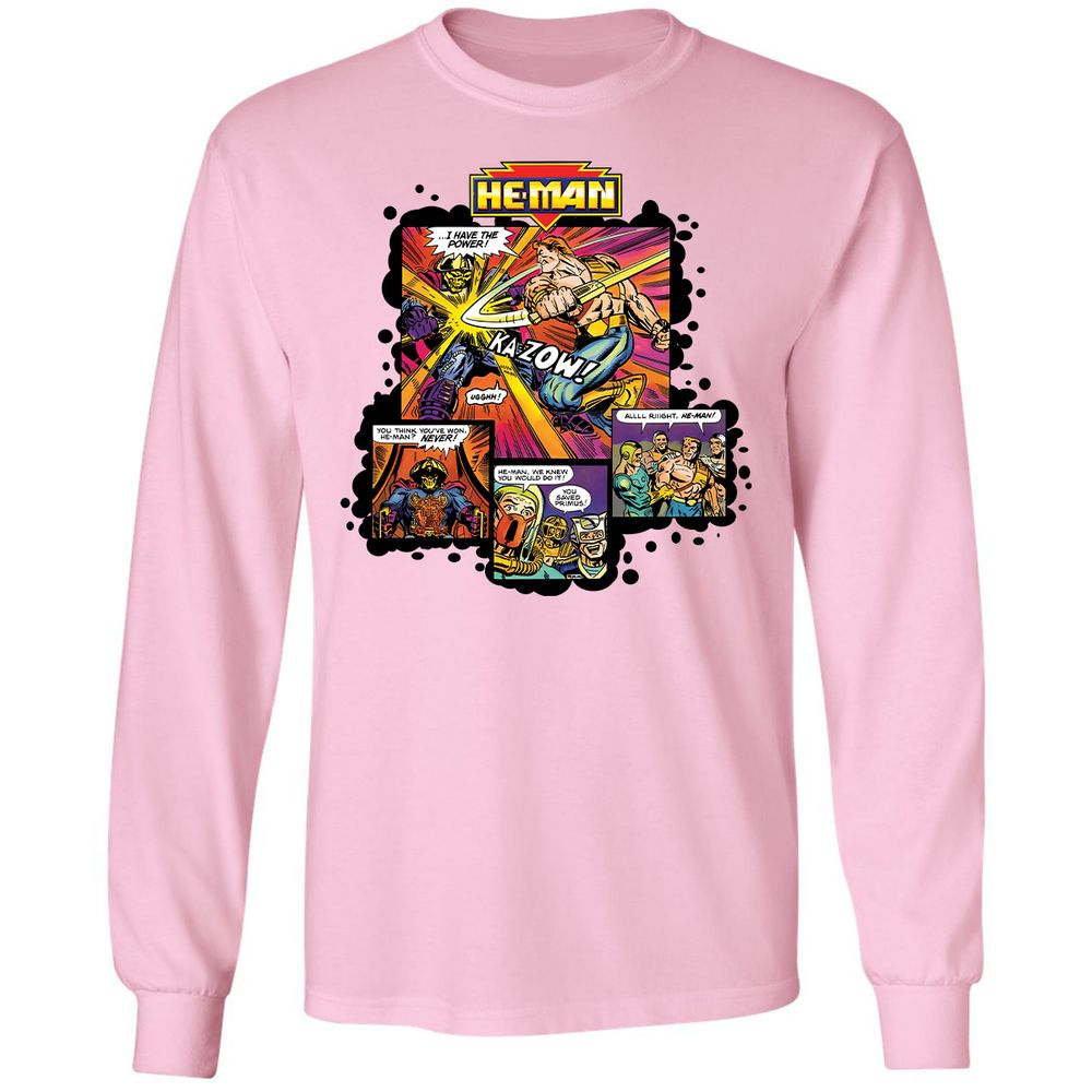Long Sleeve T-Shirt - DFD9TYSR - Light Pink - 3