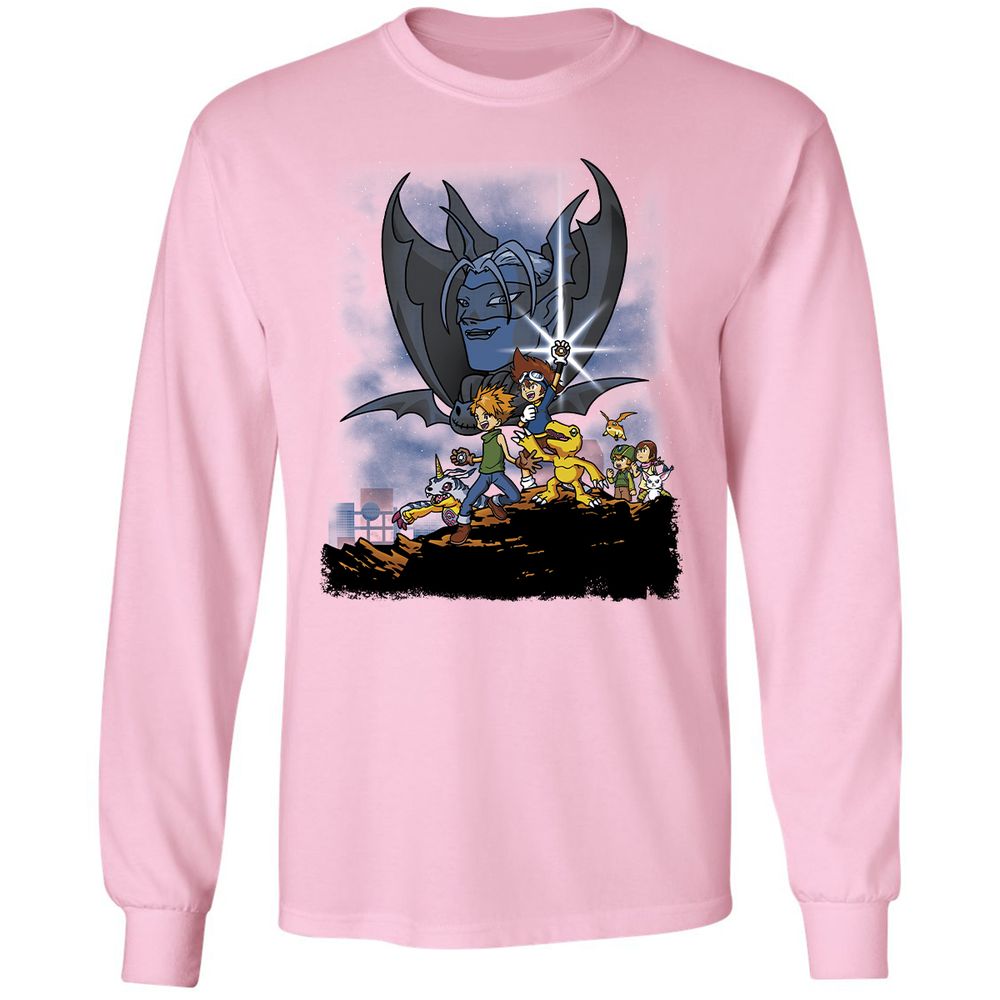 Long Sleeve T-Shirt - WKN3UVVJ - Light Pink - 3