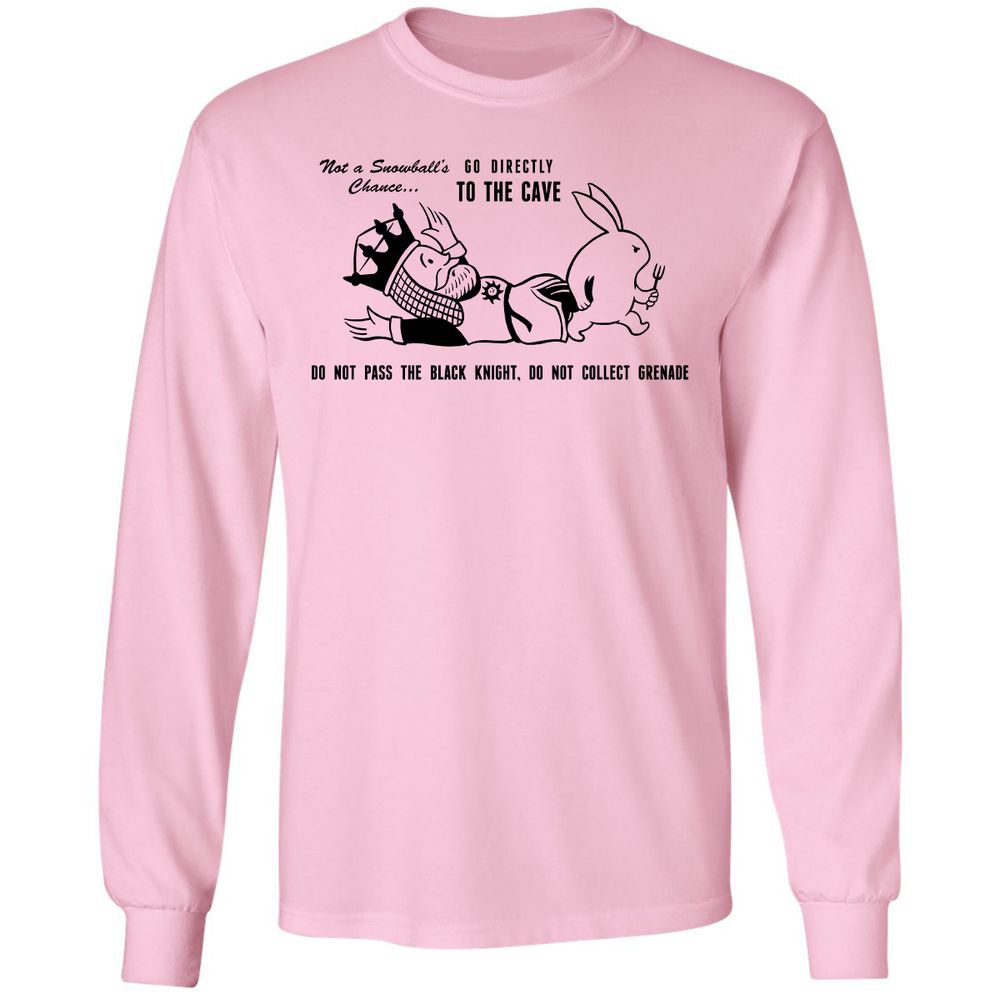 Long Sleeve T-Shirt - QNDSKGCR - Light Pink - 3