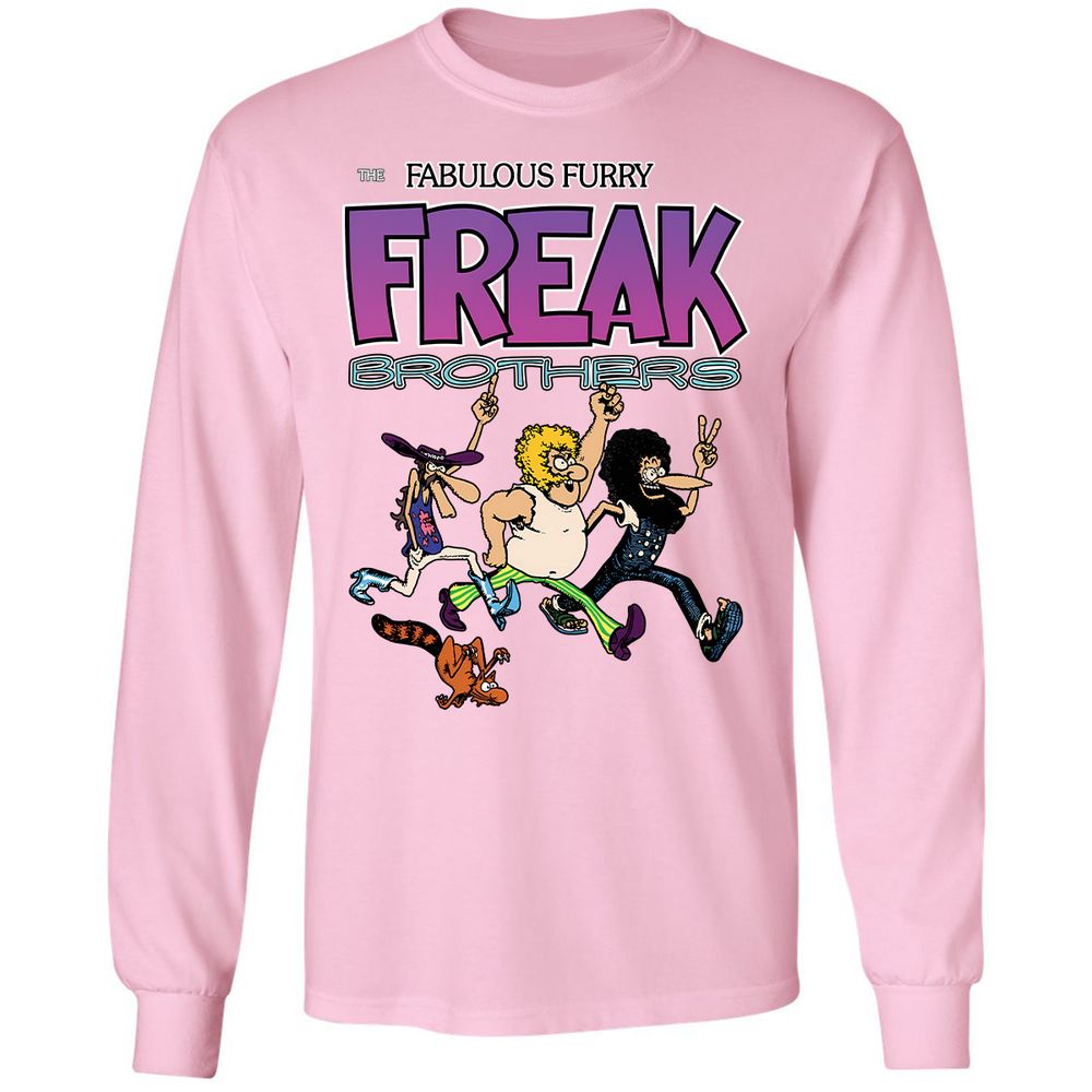 Long Sleeve T-Shirt - CS8YEQKJ - Light Pink - 3